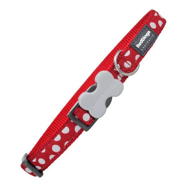 Koiran kaulapanta Red Dingo Pilkut (2 x 31-47 cm)