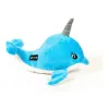 Soft toy for dogs Gloria Nuka 11 x 25 x 13 cm Narwhal Polyester polypropylene