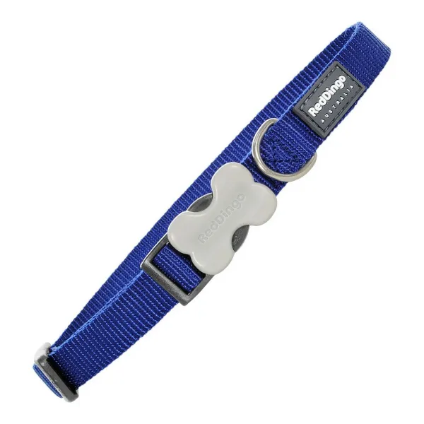 Suņa kaklasiksna Red Dingo Gluds Tumši zils (1,5 x 24-36 cm)