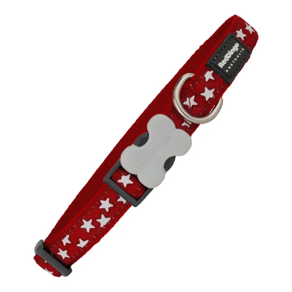 Suņa kaklasiksna Red Dingo Zvaigzne 41-63 cm