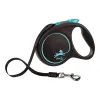 Suņa pavadas Flexi BLACK DESIGN 5 m Zils M Izmērs