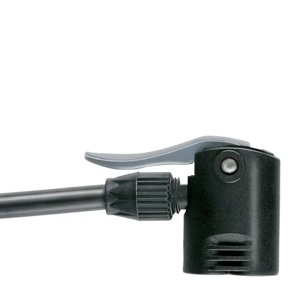 Dunlop - Floor pump for bikes, balls, mattresses with pressure gauge (Red)