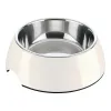 Koiran ruoka-annostelija Hunter Melamiini Ruostumaton teräs Valkoinen 350 ml (18,5 x 18,5 x 9,5 cm)