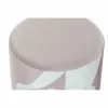 Atrama pėdoms DKD Home Decor Scandi Auksinis Balta Šviesiai rožinis 30 x 30 x 38 cm (2 vnt.)