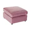 подставка для ног DKD Home Decor Розовый полиэстер современный (55 x 55 x 30 cm)