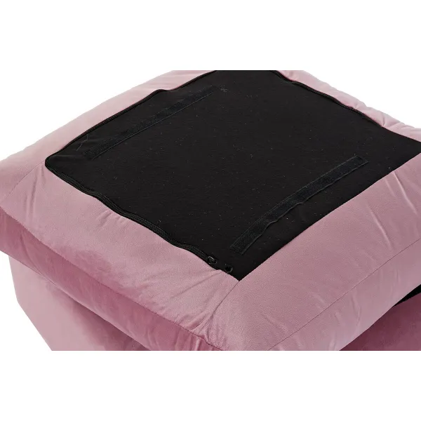 Pacelšanas Pedālis DKD Home Decor Rozā Poliesters Moderns (55 x 55 x 30 cm)