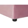 Atrama pėdoms DKD Home Decor Rožinė Poliesteris Šiuolaikiškas (55 x 55 x 30 cm)