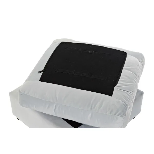 Jalkatuki DKD Home Decor Puu Polyesteri Celeste Moderni (55 x 55 x 35 cm)