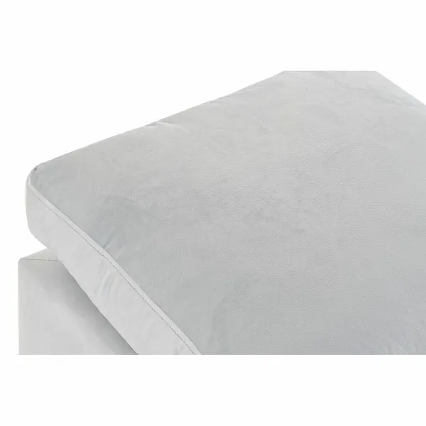 Jalkatuki DKD Home Decor Puu Polyesteri Celeste Moderni (55 x 55 x 35 cm)