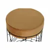 Pacelšanas Pedālis DKD Home Decor Melns Metāls Poliesters Terakota (33 x 33 x 42 cm)