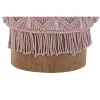 Pacelšanas Pedālis DKD Home Decor 43 x 43 x 51 cm Koks Brūns Gaiši Rozā Auklu adīšanas māksla Boho