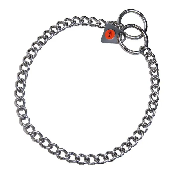 Собачий ошейник Hs Sprenger Серебристый 2 mm Звенья Скрученный (60 cm)
