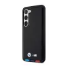 BMW Leather Hot Stamp Tricolor - Case for Samsung Galaxy S23+ (Black)