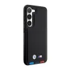 BMW Leather Hot Stamp Tricolor - Case for Samsung Galaxy S23+ (Black)