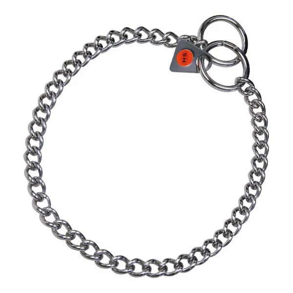 Собачий ошейник Hs Sprenger Серебристый 2 mm Звенья Скрученный (35 cm)