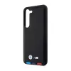 BMW Leather Hot Stamp Tricolor - Case for Samsung Galaxy S23+ (Black)