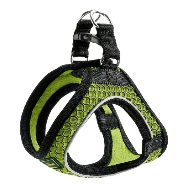 Упряжь для собак Hunter Hilo-Comfort лимонный S/M (48-55 cm)