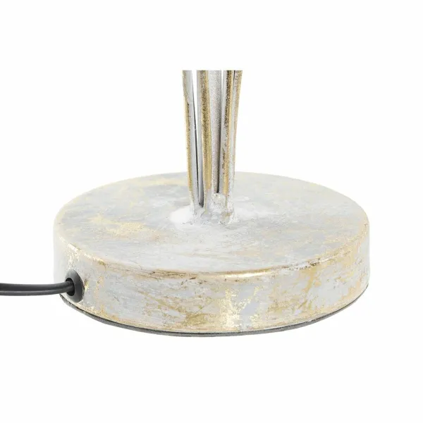 Galda lampa DKD Home Decor Pelēks Metāls 42 x 42 x 47 cm