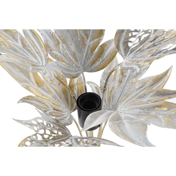 Stalinė lempa DKD Home Decor Pilka Metalinis 42 x 42 x 47 cm