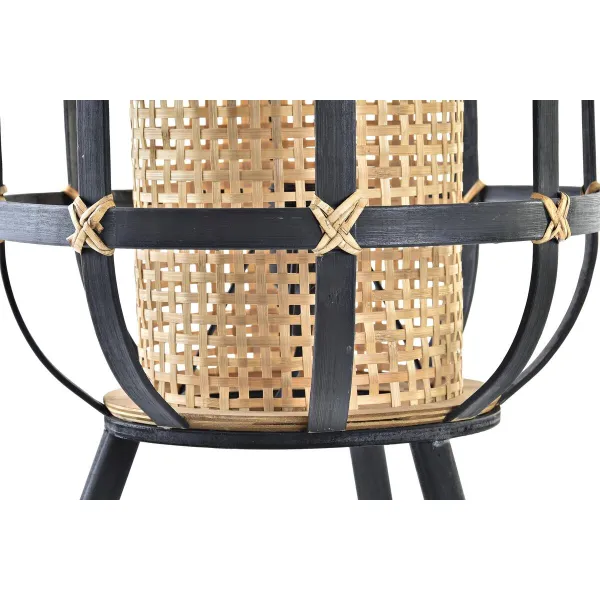 Galda lampa DKD Home Decor Melns Brūns Koloniāls 220 V 50 W (31 x 31 x 51 cm)