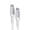 Crong Armor Link - 60W PD 3A USB-C to USB-C Cable 150cm (White)