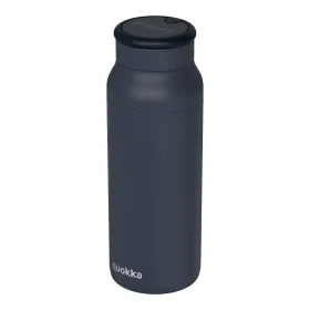 Quokka Echo - 690 ml Stainless Steel Bottle with Silicone Handle (Black)