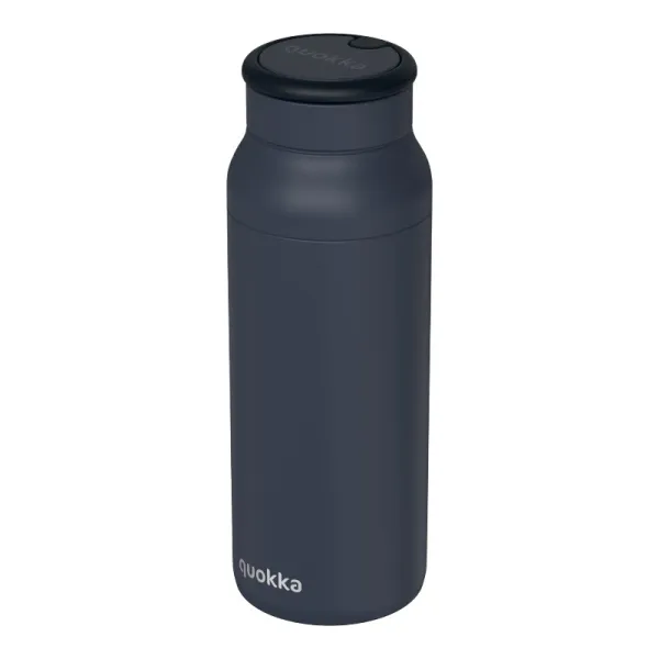 Quokka Echo - 690 ml Stainless Steel Bottle with Silicone Handle (Black)