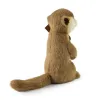 Rappa - Plush realistic meerkat mascot standing 23 cm Eco-Friendly Soft Collection