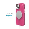 Speck Presidio2 Grip MagSafe - Anti-slip iPhone 14 Plus Case (Digitalpink / Blossompink / White)