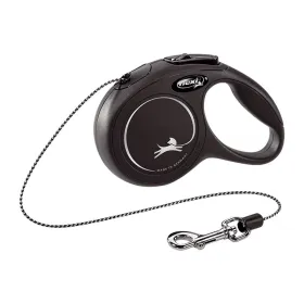 Поводок для кошек Flexi NEW CLASSIC Чёрный XS 3 m