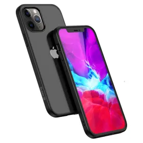 Crong Clear Cover - iPhone 12 Pro Max Case (Black)