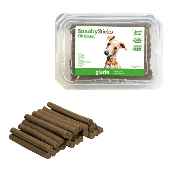 Suņu uzkodas Gloria Snackys Sticks Cālis Mazi stieņi