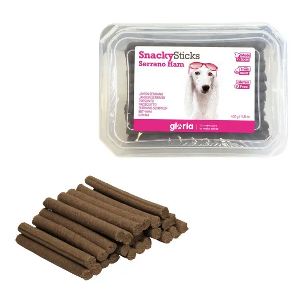Suņu uzkodas Gloria Snackys Sticks šķiņķis