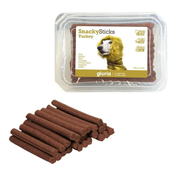 Užkandis šunims Gloria Snackys Sticks Višta Turkija Juostelės