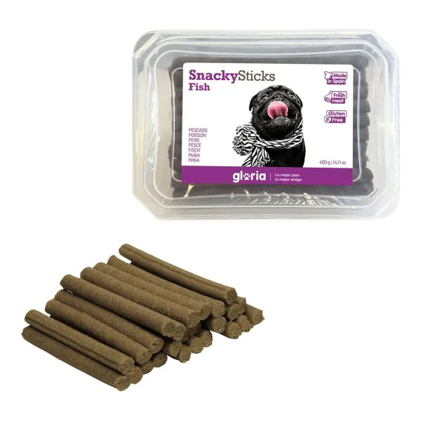 Suņu uzkodas Gloria Snackys Sticks Zivs Mazi stieņi
