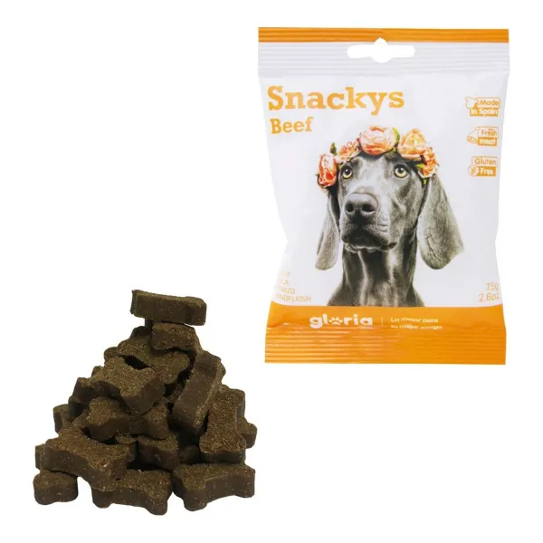 Dog Snack Gloria Display Snackys Ox 30 x 75 g