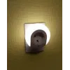 LED night light with 7 LED dim sensor and earthed socket for wall socket