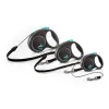 Suņa pavadas Flexi BLACK DESIGN 5 m M Izmērs Silver