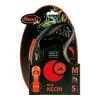 Suņa pavadas Flexi NEW NEON 5 m Oranžs M Izmērs