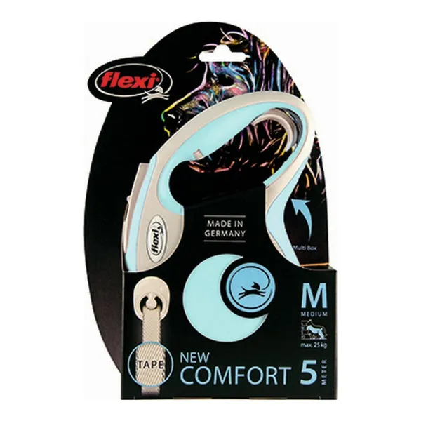 Šuns pavadėlis Flexi NEW COMFORT Šviesiai mėlyna XS dydis