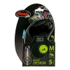 Koerarihm Flexi BLACK DESIGN 5 m Sinine Suurus M