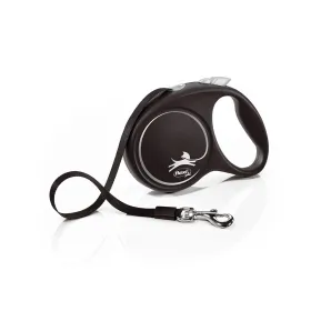 Dog Lead Flexi New Classic 5m Black Size M