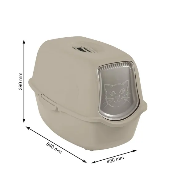 Kissan hiekkalaatikko Rotho My Pet BAILEY 56 x 40 x 39 cm Beige polypropeeni