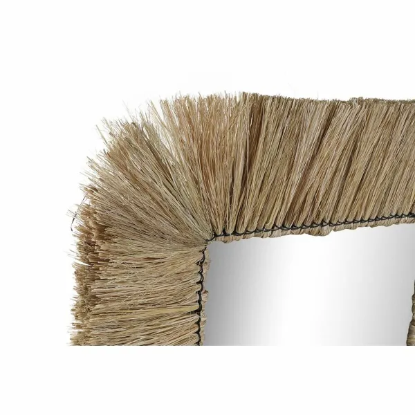Настенное зеркало DKD Home Decor Натуральный Bali 55 x 3 x 55 cm (55 Предметы)