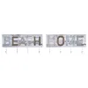 Настенная вешалка DKD Home Decor Деревянный Металл Пляж 45 x 5 x 23 cm (2 штук)