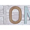 Sieninė kabykla DKD Home Decor Medžio Metalinis Paplūdimys 45 x 5 x 23 cm (2 vnt.)