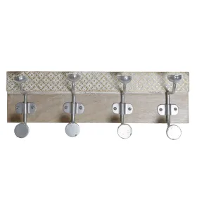Wall mounted coat hanger DKD Home Decor 46 x 15 x 10 cm Metalli Vintage Mangopuu Riisuttu