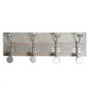 Sieninė kabykla DKD Home Decor 46 x 15 x 10 cm Metalinis Vintage Mango mediena Atskirtas