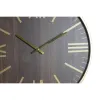 Seinäkello DKD Home Decor 40 x 4 x 40 cm Musta Ruskea Rauta Heiluri Puu MDF (2 osaa)