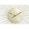 Sienas pulkstenis DKD Home Decor Zieds Bronza Metāls (57 x 4 x 57 cm)